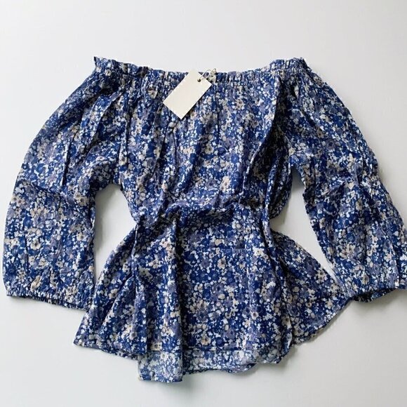 NEW Good Hart Women Canyon Floral Off-Shoulder Top , S Small - Picture 1 of 15